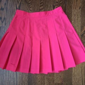 Head Bright Hot Pink Pleated Tennis Golf Skirt Vintage 8